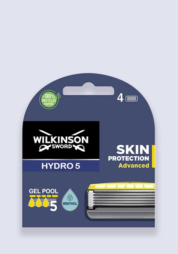 Wilkinson Sword Hydro 5 Advanced Razor Blades - 4 Pack (Case Size 10)