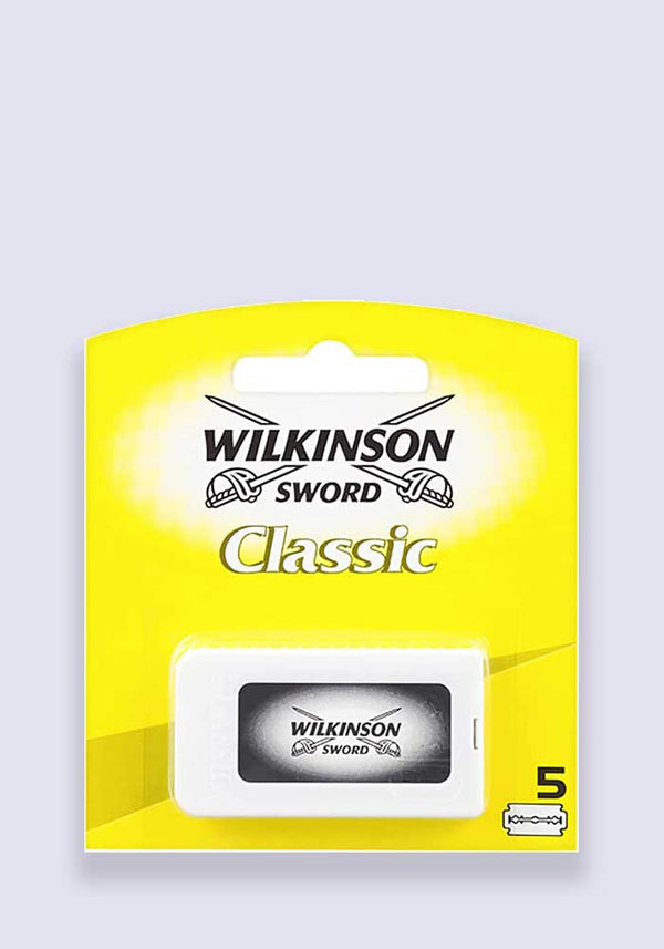 Wilkinson Sword Classic Double Edge Razor Blades - 5 Pack (Case Size 20)