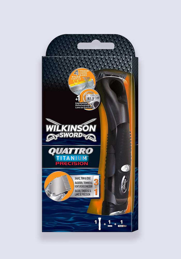 Wilkinson Sword Quattro Titanium Precision Razor (Case Size 5)