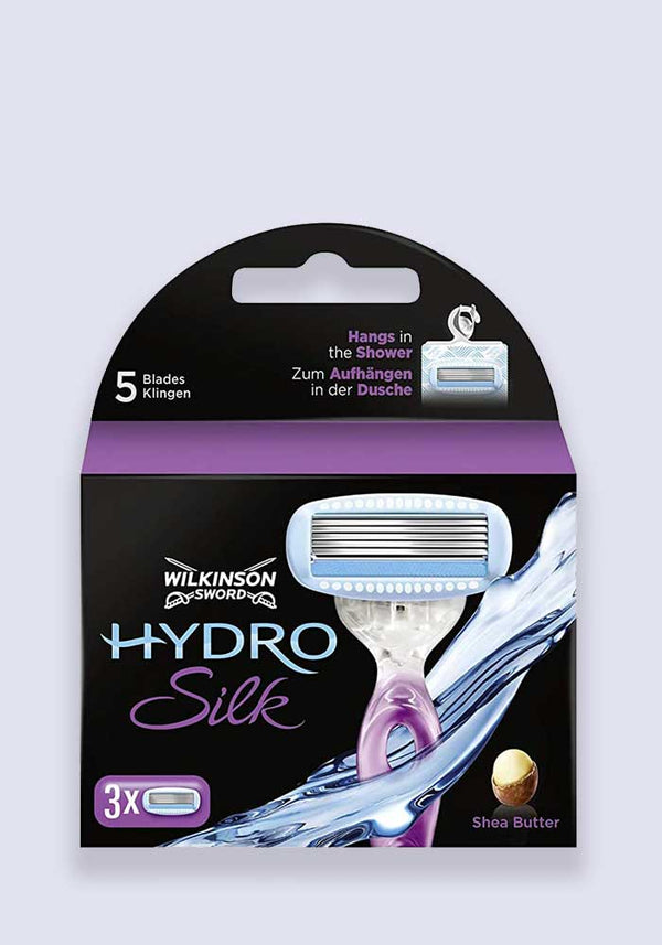 Wilkinson Sword Hydro Silk Razor Blades - 3 Pack (Case Size 10)