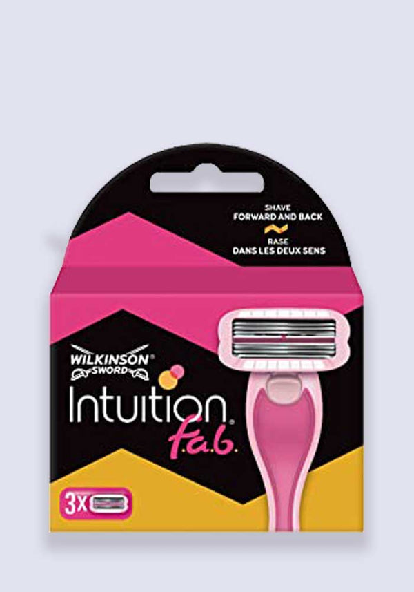 Wilkinson Sword Intuition F.A.B Razor Blades - 3 Pack (Case Size 10)