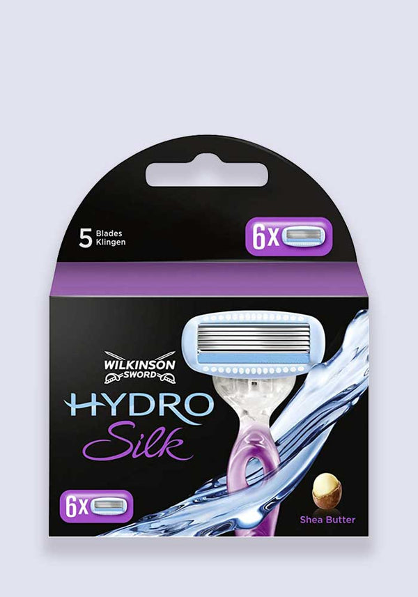 Wilkinson Sword Hydro Silk Razor Blades - 6 Pack (Case Size 10)
