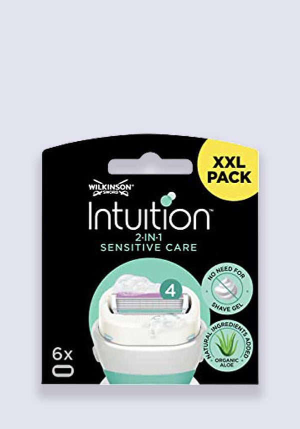 Wilkinson Sword Intuition Sensitive Care Razor Blades - 6 Pack (Case Size 10)