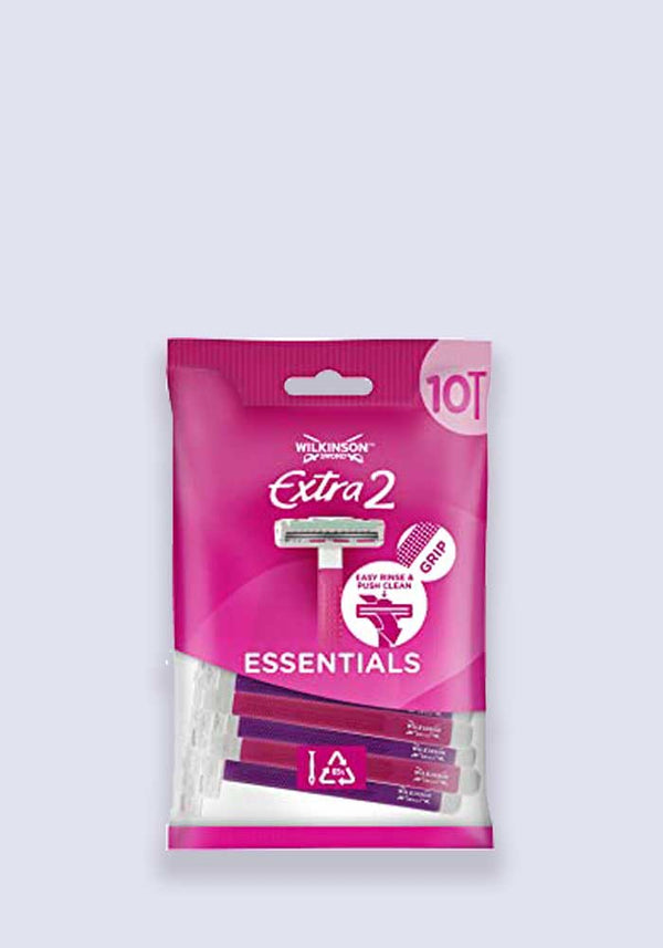 Wilkinson Sword Extra 2 Beauty Disposable Razors - 10 Pack (Case Size 10)