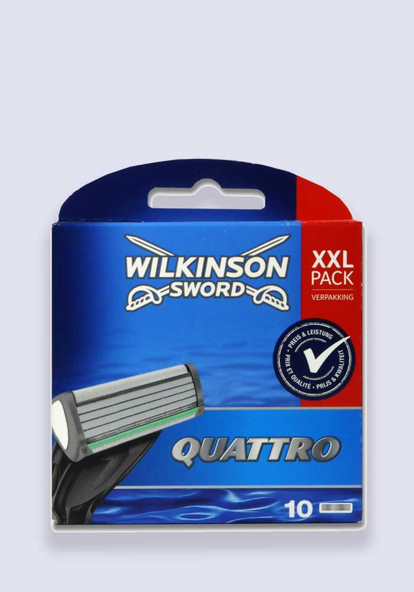 Wilkinson Sword Quattro Razor Blades - 10 Pack (Case Size 10)