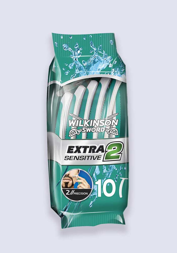 Wilkinson Sword Extra 2 Sensitive Disposable Razors - 10 Pack (Case Size 20)