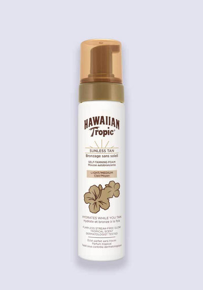 Hawaiian Tropic Self Tanning Foam Light/Medium 200ml (Case Size 12)