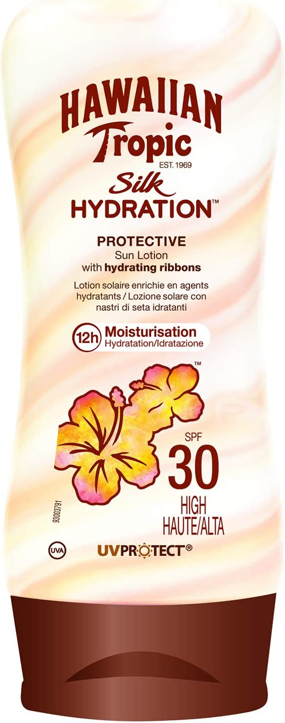 Hawaiian Tropic Silk Hydration Protective Sun Lotion SPF 30 180ml (Case Size 6)
