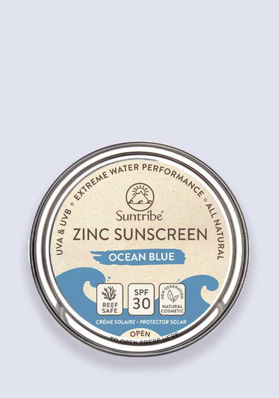 Suntribe Zinc Sunscreen Ocean Blue SPF 30 15g (Case Size 12)