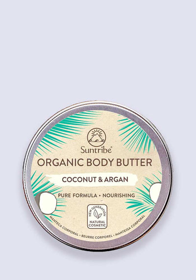 Suntribe Organic Body Butter Coconut & Argan 150ml (Case Size 6)