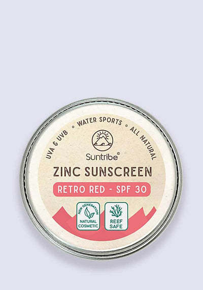 Suntribe Zinc Sunscreen Retro Red SPF 30 15g (Case Size 12)